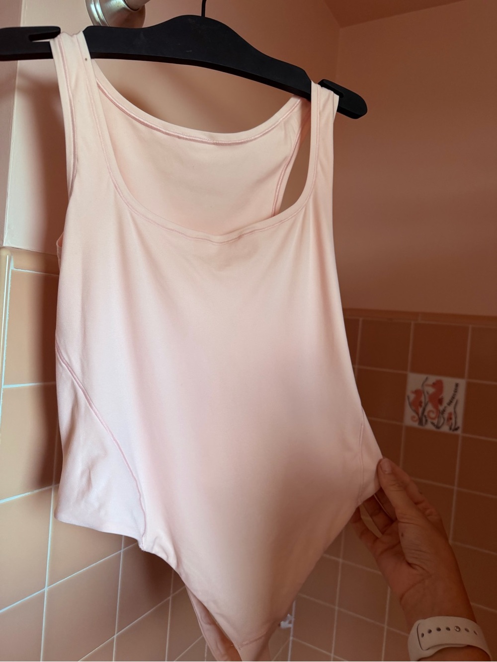 lululemon wundermost ultra soft nulu squareneck sleeveless bodysuit
